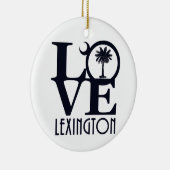 LOVE Lexington SC Keramisch Ornament (Rechts)