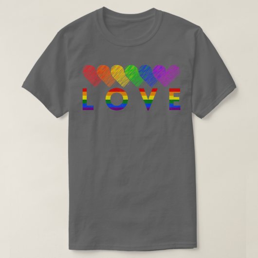Love LGBT2 T-shirt (Design voorkant)