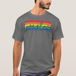 Love LGBT Heart LGBT Lover Support and Res T-shirt