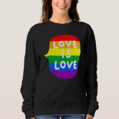 Love LGBT LGBTQ Gay CSD 1 Trui (Voorkant)