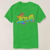 Love LGBT Pride T-shirt (Design voorkant)