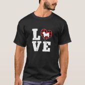 Love Lhasa Apso Hondenliefhebber Gifts Buffalo Pse T-shirt (Voorkant)
