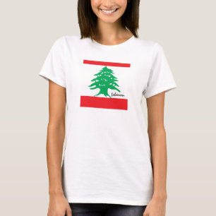 Love Libanon T-shirt, Libanese vlag patriotten / s T-shirt