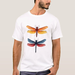 Love Libellen kind klein eenvoudig Minimalistisch T-shirt
