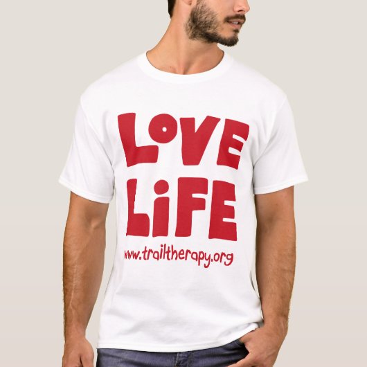 Love Life (Big) Cotton T-Shirt (Voorkant)