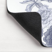 Love Life Blue Floral Muismat (Hoek)