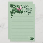 Love life briefpapier (Voorkant / Achterkant)