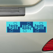 Love Life bumpersticker (Op auto)