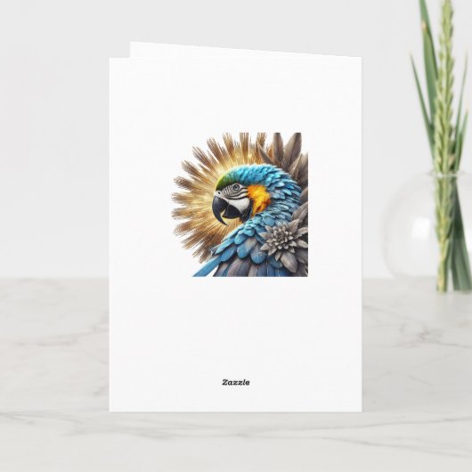 Love Life Folded Greeting Card Kaart (Achterkant)