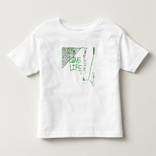 Love Life Graffiti Toddler T-Shirt (Voorkant)