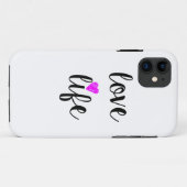 Love Life iPhone nauwelijks daar Hoesje (Achterkant (horizontaal))