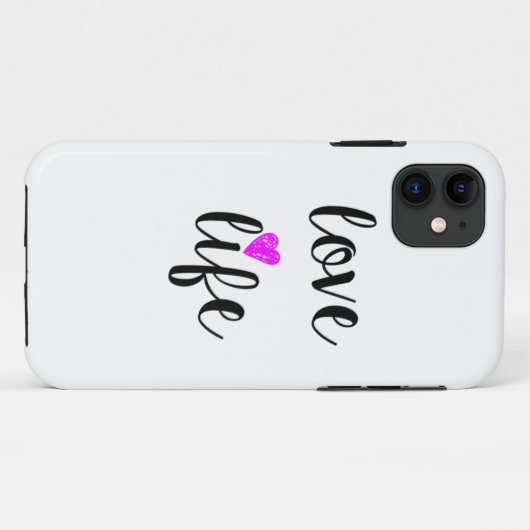 Love Life iPhone nauwelijks daar Hoesje (Achterkant (horizontaal))