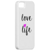 Love Life iPhone nauwelijks daar Hoesje (Back/Rechts)
