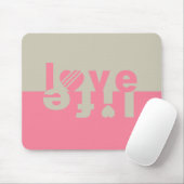LOVE LIFE mousepad Muismat (Met muis)