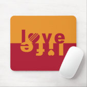LOVE LIFE mousepad Muismat (Met muis)
