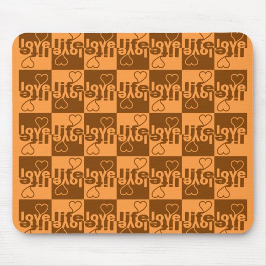 Love Life mousepad Muismat (Voorkant)
