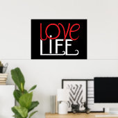 Love Life Poster (Thuiskantoor)