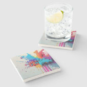 Love Life Stenen Onderzetter (Zijkant)