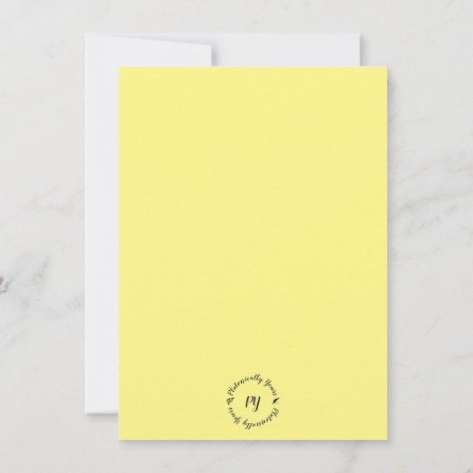 Love Life & Thrive Flat Wenskaart (Achterkant)