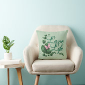 Love life throw pillow kussen (Stoel)