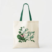 Love life tote bag (Voorkant)