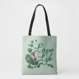 Love life tote bag