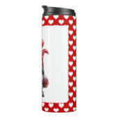 "Love Lifted High" Heart Balloon Gnome Thermosbeker (Geroteerd rechts)