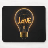 Love Light Bulb Muismat (Voorkant)