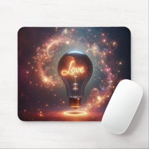 Love Light Bulb Muismat