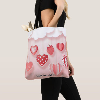 Love, Light & Gratitude Tote Bag for Everyday Joy