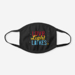 Love Light Latkes Black Hanukkah Funny Quote<br><div class="desc">Love Light Latkes Black Chanoeka Funny Quote Mask is helemaal hipster cool! Dit kleurrijke, humoristische gezegde valt echt op op de zwarte sterrennacht achtergrond, zorg ervoor dat vrienden & familie glimlachen. Bevat een menorah-icoon. Als u een variatie van dit ontwerp wilt zien, stuur dan een e-mail naar: bestdressedbread@gmail.com We love...</div>