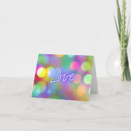 Love Lights Bedankkaart