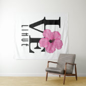 LOVE Lihue Hawaii Roze Wandkleed (In Situ (horizontaal))