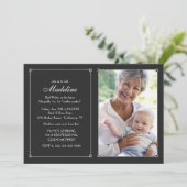 Love Lijst Photo Retirement Invitation Kaart (Staand voorkant)