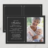 Love Lijst Photo Retirement Invitation Kaart (Voorkant / Achterkant)