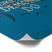 Love Like Demons Gothic Maan Poster (Hoek)