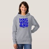Love like jesus hoodie (Voorkant volledig)