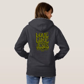 Love like jesus hoodie (Achterkant volledig)
