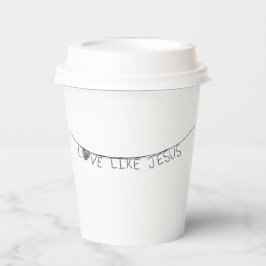 Love Like Jesus Papieren Bekers