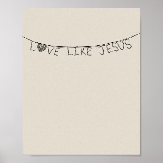 Love Like Jesus Poster (Voorkant)