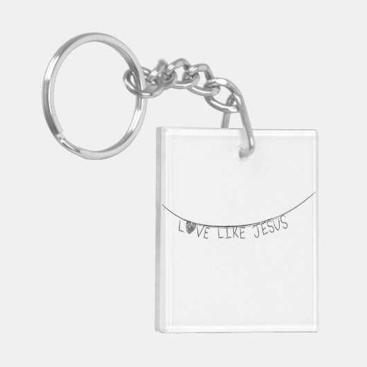 Love Like Jesus Sleutelhanger (Voorkant Links)
