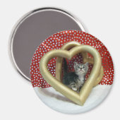 Love, Lilo - Heart Cat / Kitten Magnet (Voorkant / Achterkant)