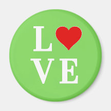 LOVE Lime Green Modern