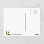 Love Lime Green Stiletto Shoe and Chocolates Art Briefkaart (Achterkant)