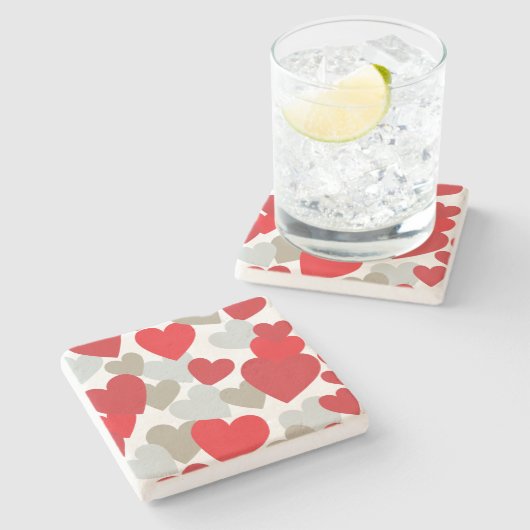 Love Limestone Onderzetter (Zijkant)