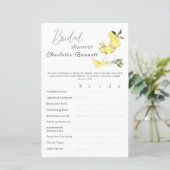 Love Limoncello Cocktail Vrijgezellenfeest Game (Staand voorkant)