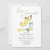 Love Limoncello Cocktail Vrijgezellenfeest Kaart (Voorkant)