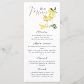 Love Limoncello Cocktail Vrijgezellenfeest Menu (Voorkant)