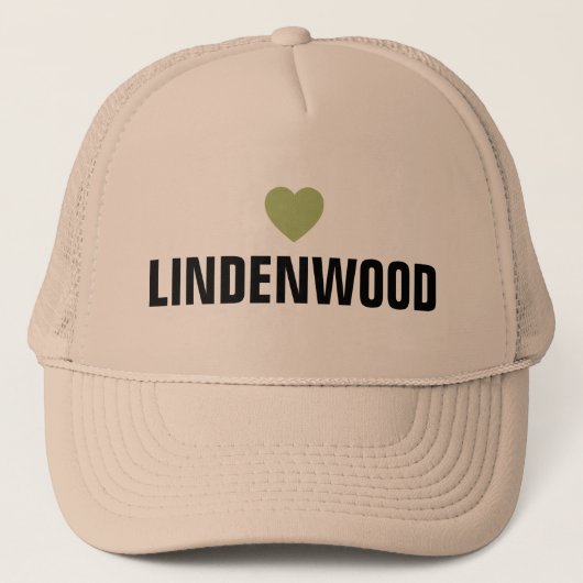 Love Lindenwood™ Trucker Hat Trucker Pet (Voorkant)