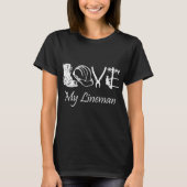Love Lineman Electric Cable Lineman T-shirt (Voorkant)